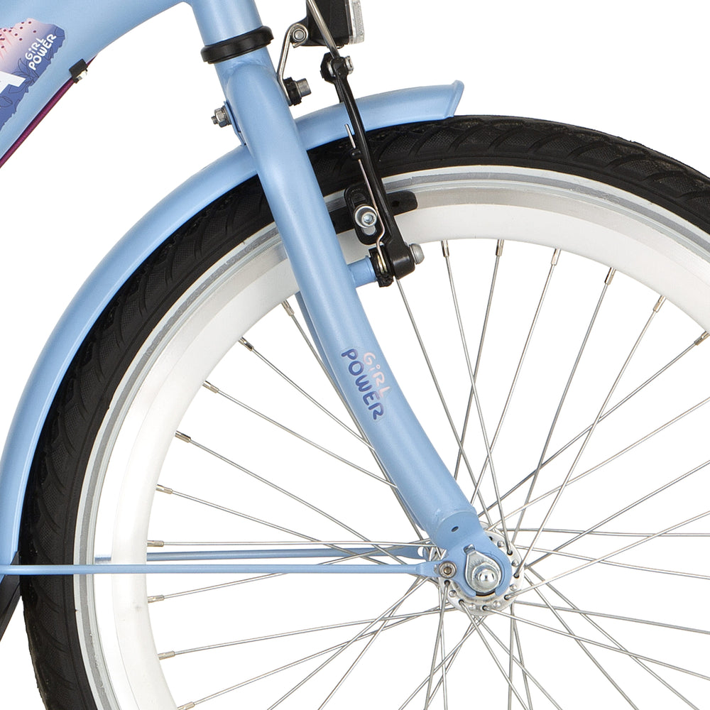 Alpina voorvork 20 GP alaska blauw mat
