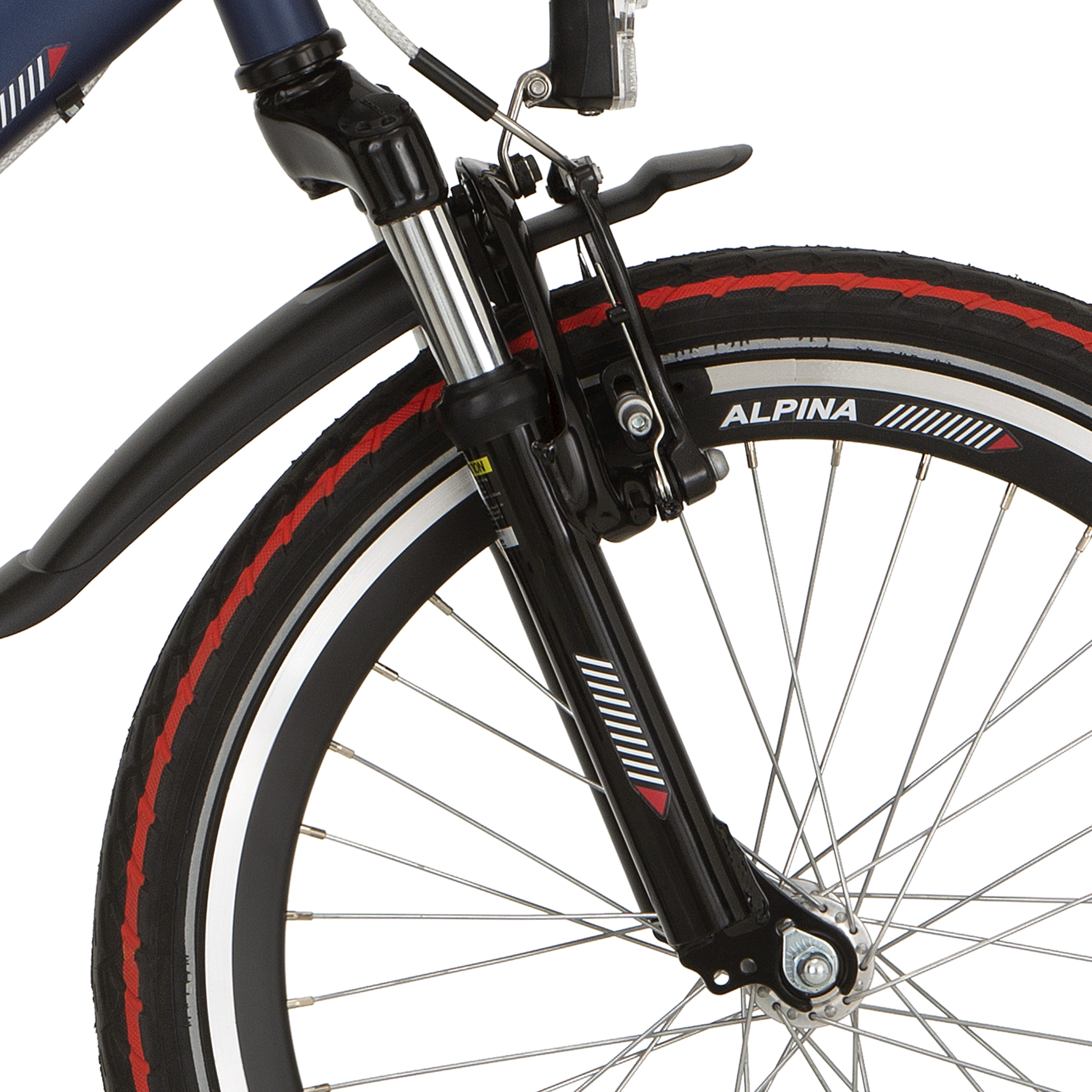 Alpina voorvork 22 Yabber susp Zwart