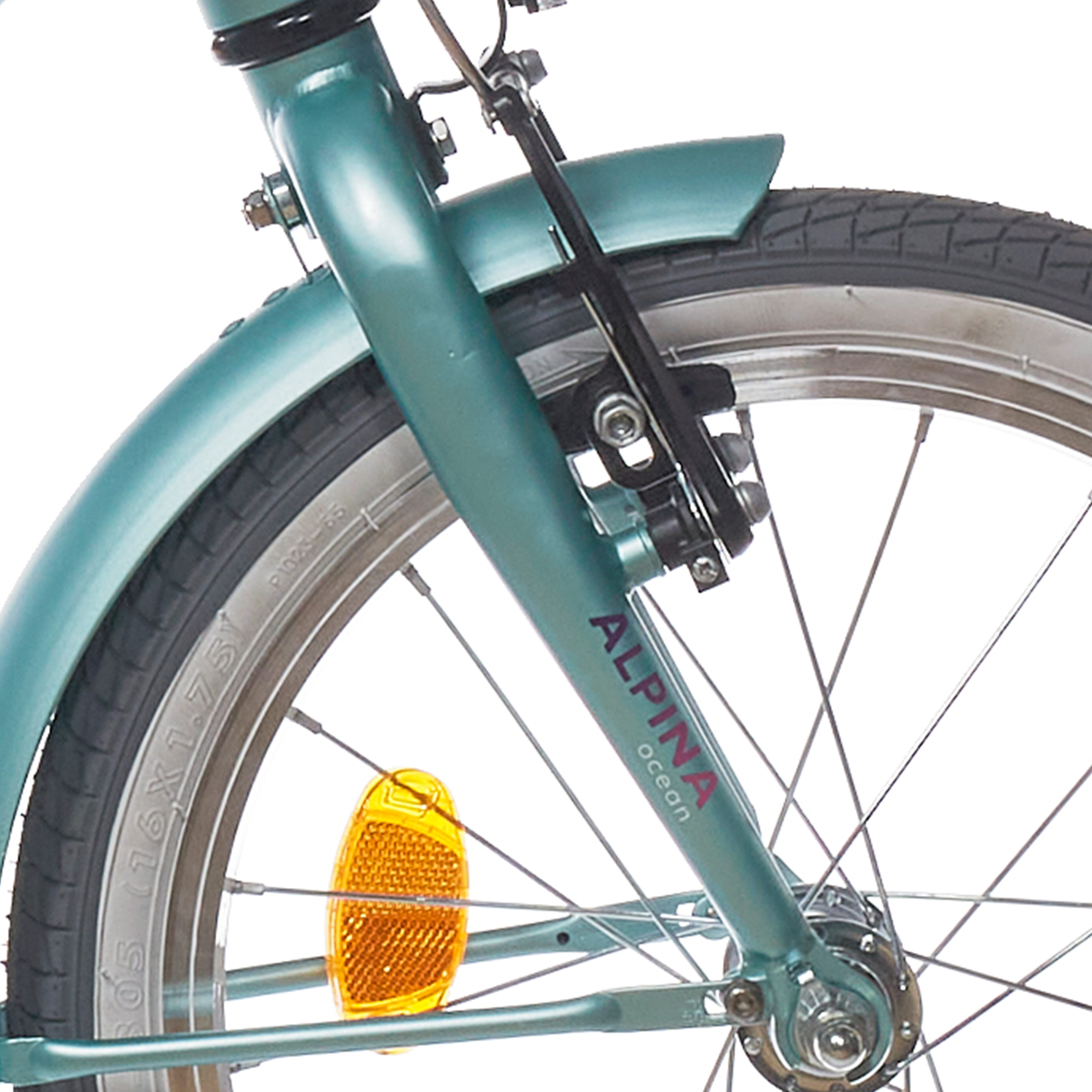 Alpina voorvork 18 Ocean zacht mint mat