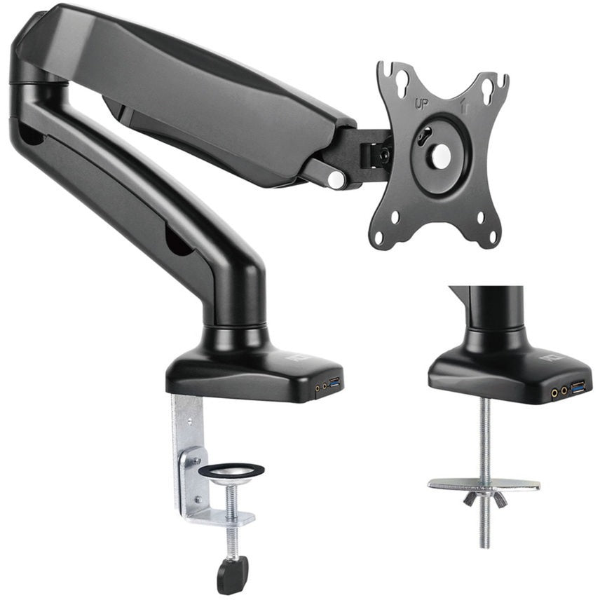 ACT Connectivity Connectivity Monitorarm office met gasveer, 1 scherm