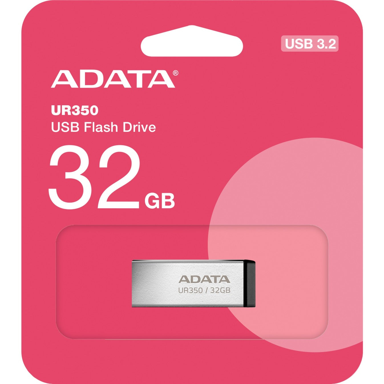 Adata ur350 32 gb usb-stick (nikkel zwart, usb-a 3.2 gen 1 (5 gbit s))
