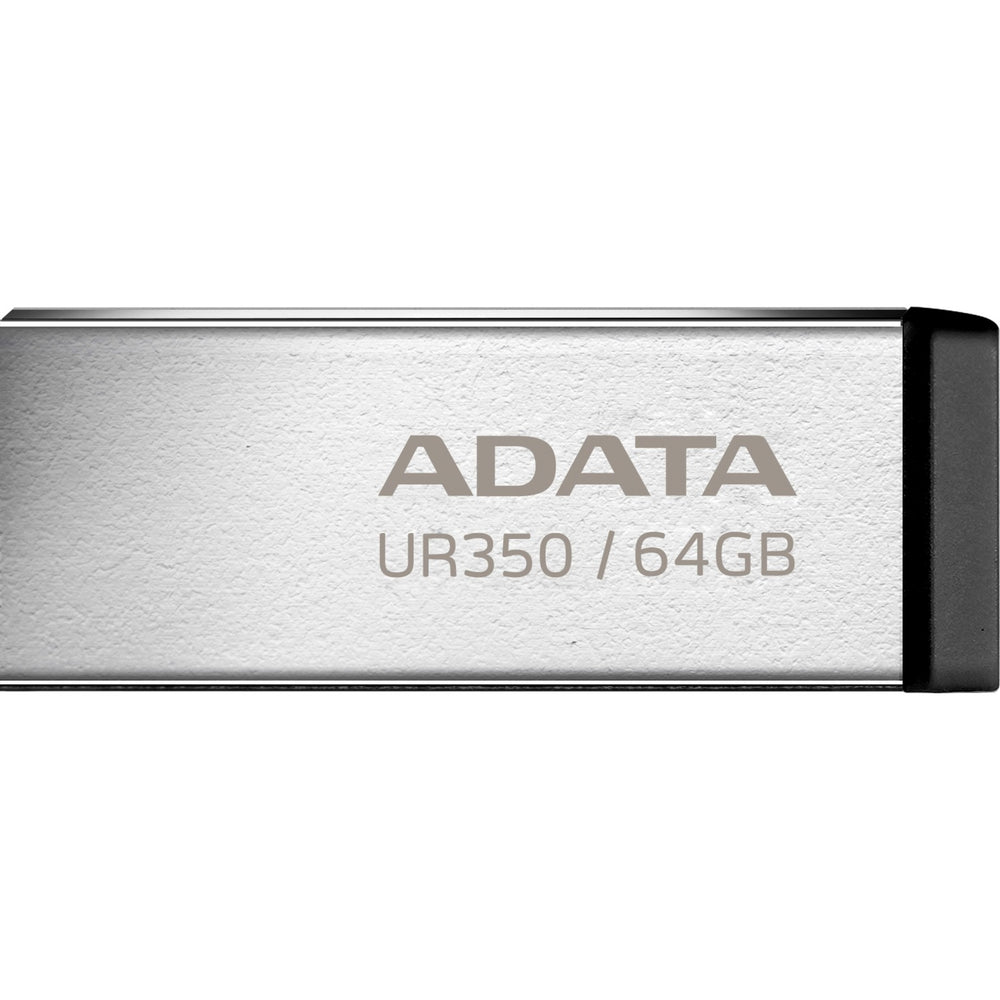 Adata ur350 64 gb usb-stick (nikkel zwart, usb-a 3.2 gen 1 (5 gbit s))