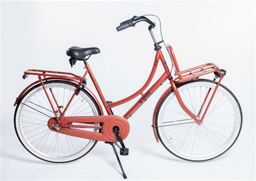 Aldo 28 inch omafiets cargo 57cm 3v rood koper