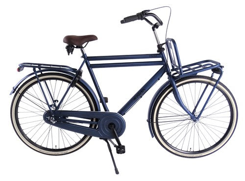 Aldo 28 inch opafiets cargo 3v 50cm jeans blauw