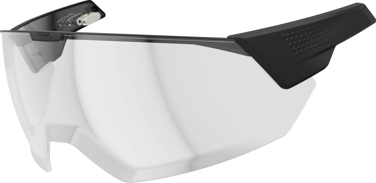 Abus magneticvisor voor de fietshelm hyp-e - en de varianten ace en bl.ace - magnetisch helmvizier beschermt tegen weer en wind - fietshelmaccessoire - maat s m, clear