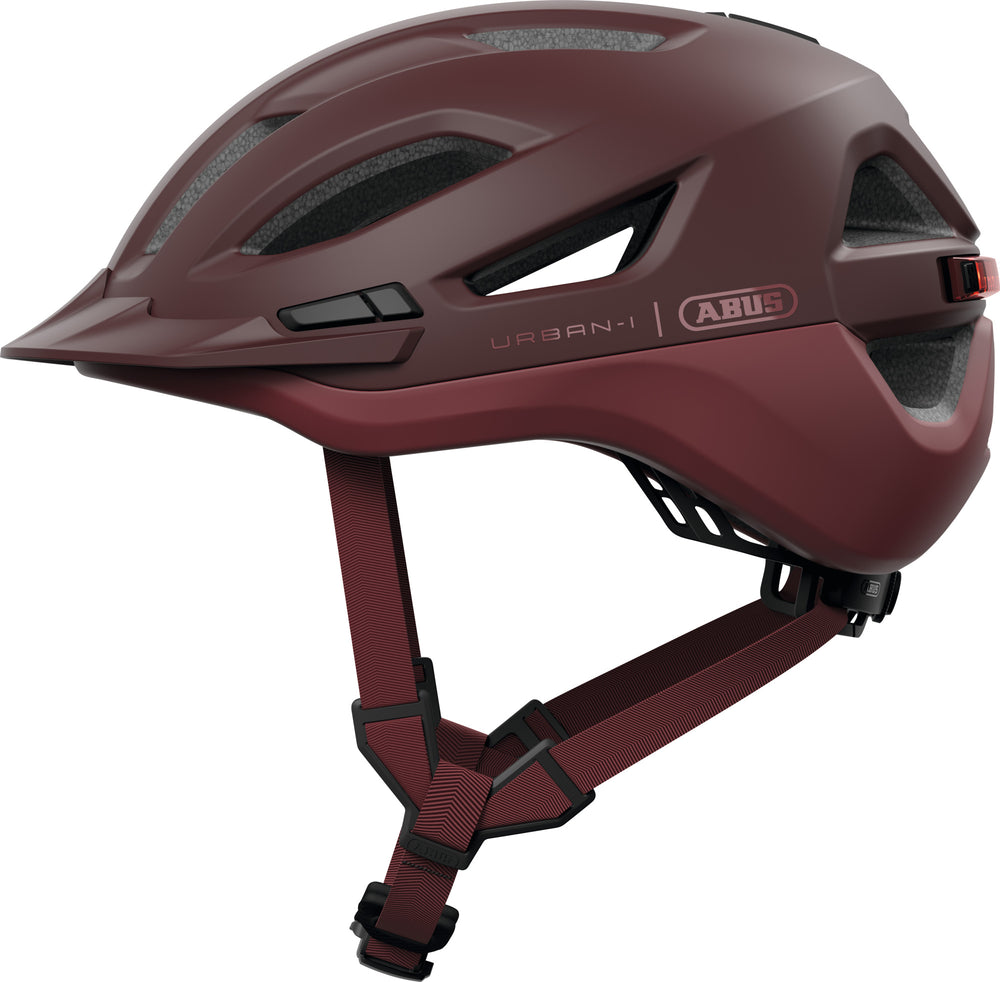 Abus helm urban-i 4.0 ace chestnut red m 54-58cm
