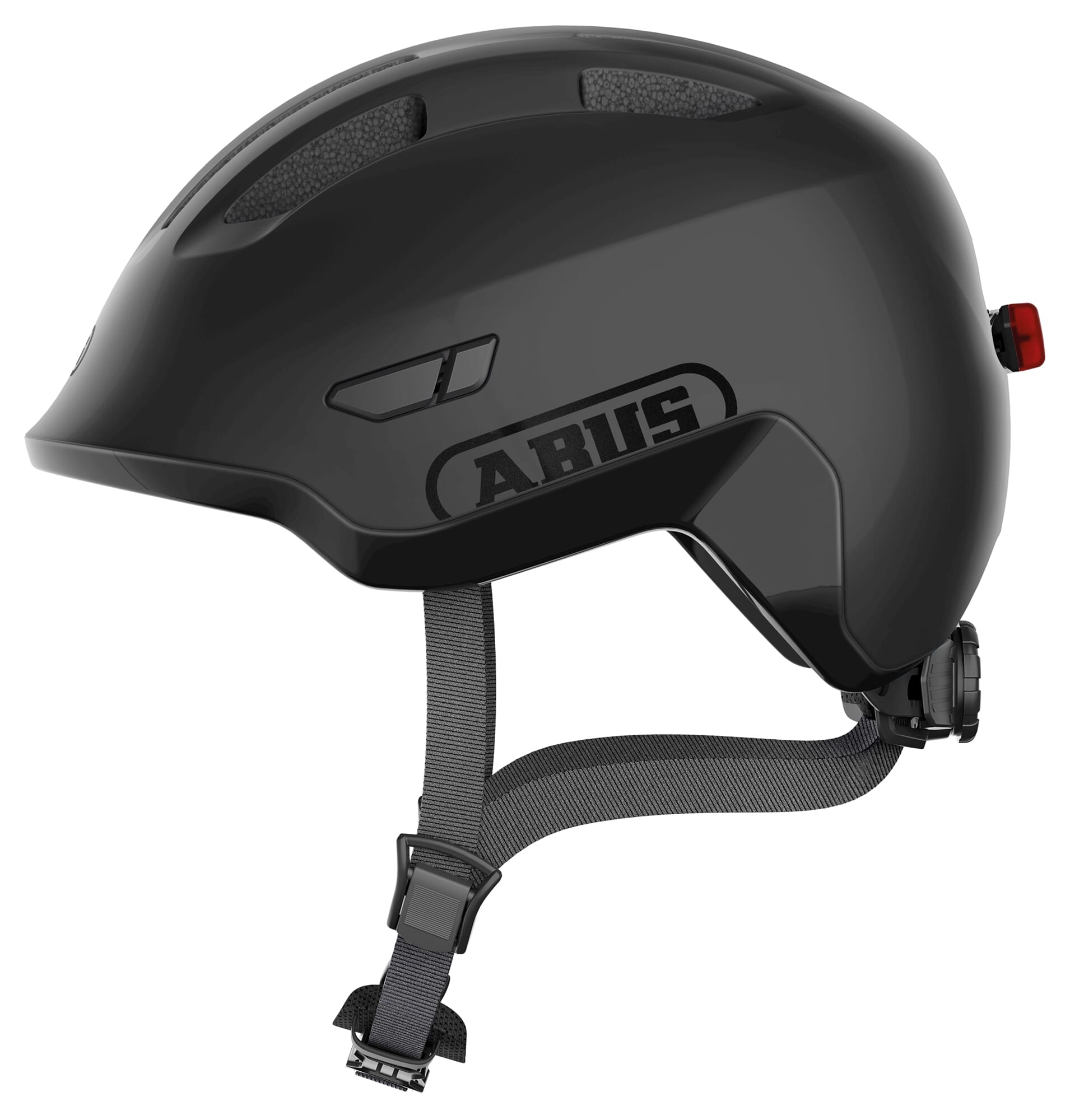 Abus helm smiley 3.0 ace led fluweel zwart m 50-55cm