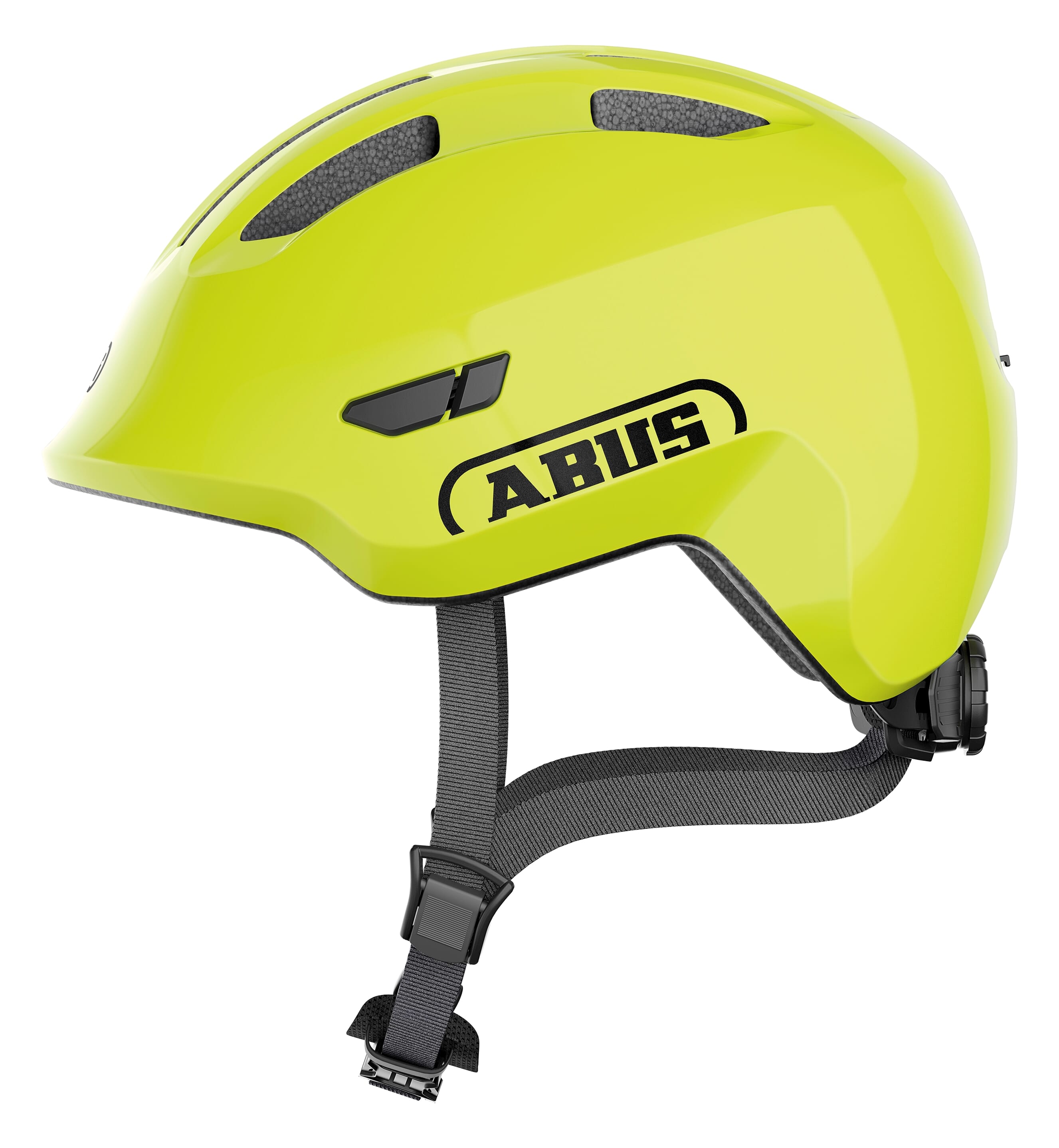 Abus stuurstand Smiley 3.0 glanzend Geel S 45-50cm