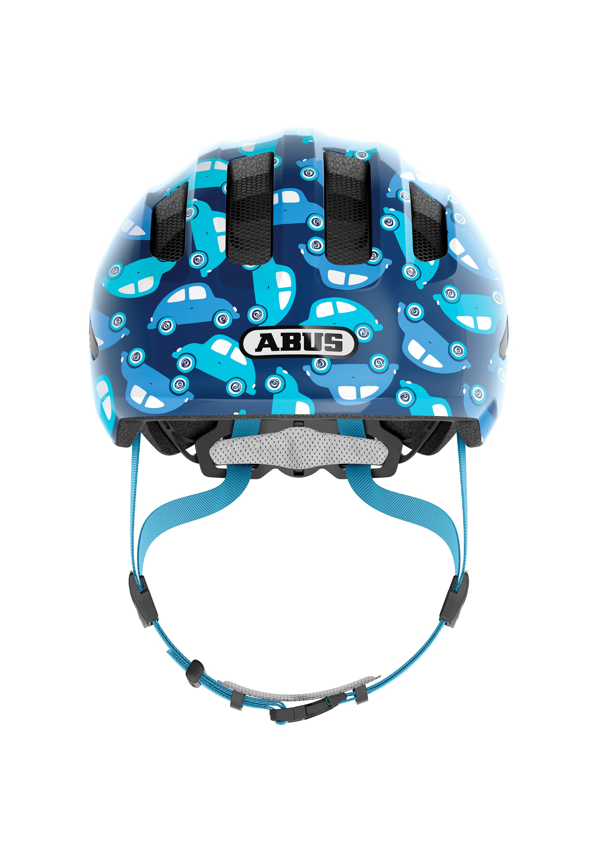 Abus Helm Smiley 3.0 LED blauwe auto M 50-55cm