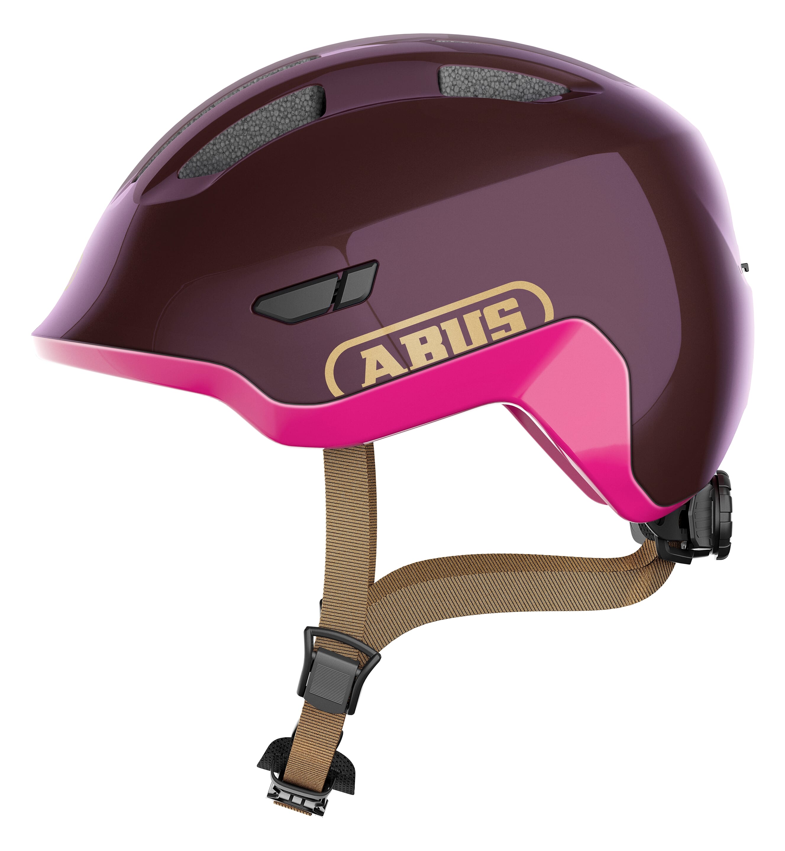 Abus helm smiley 3.0 ace led royal purple s 45-50cm
