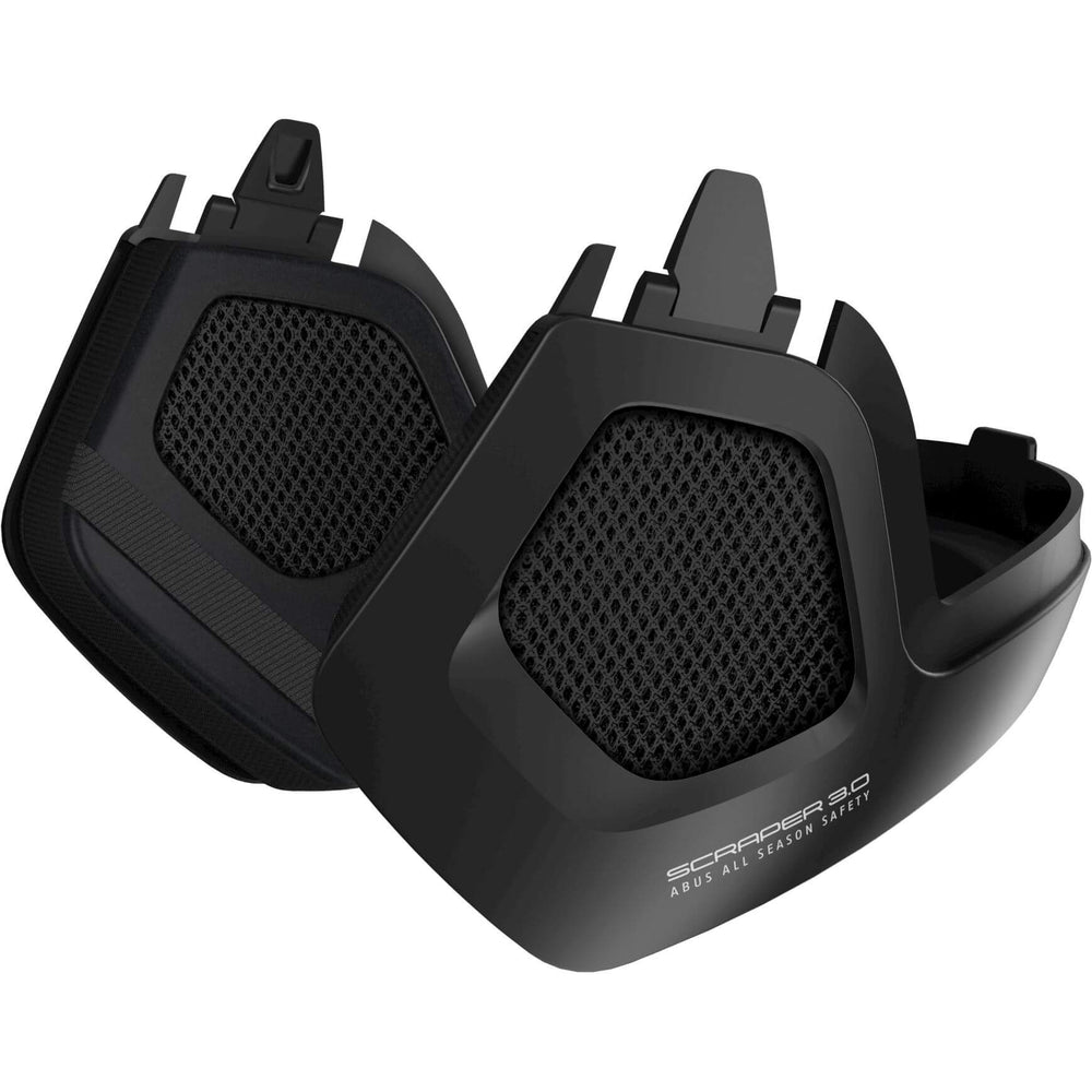 Abus winterkit Scraper 3.0 fluweel Zwart M