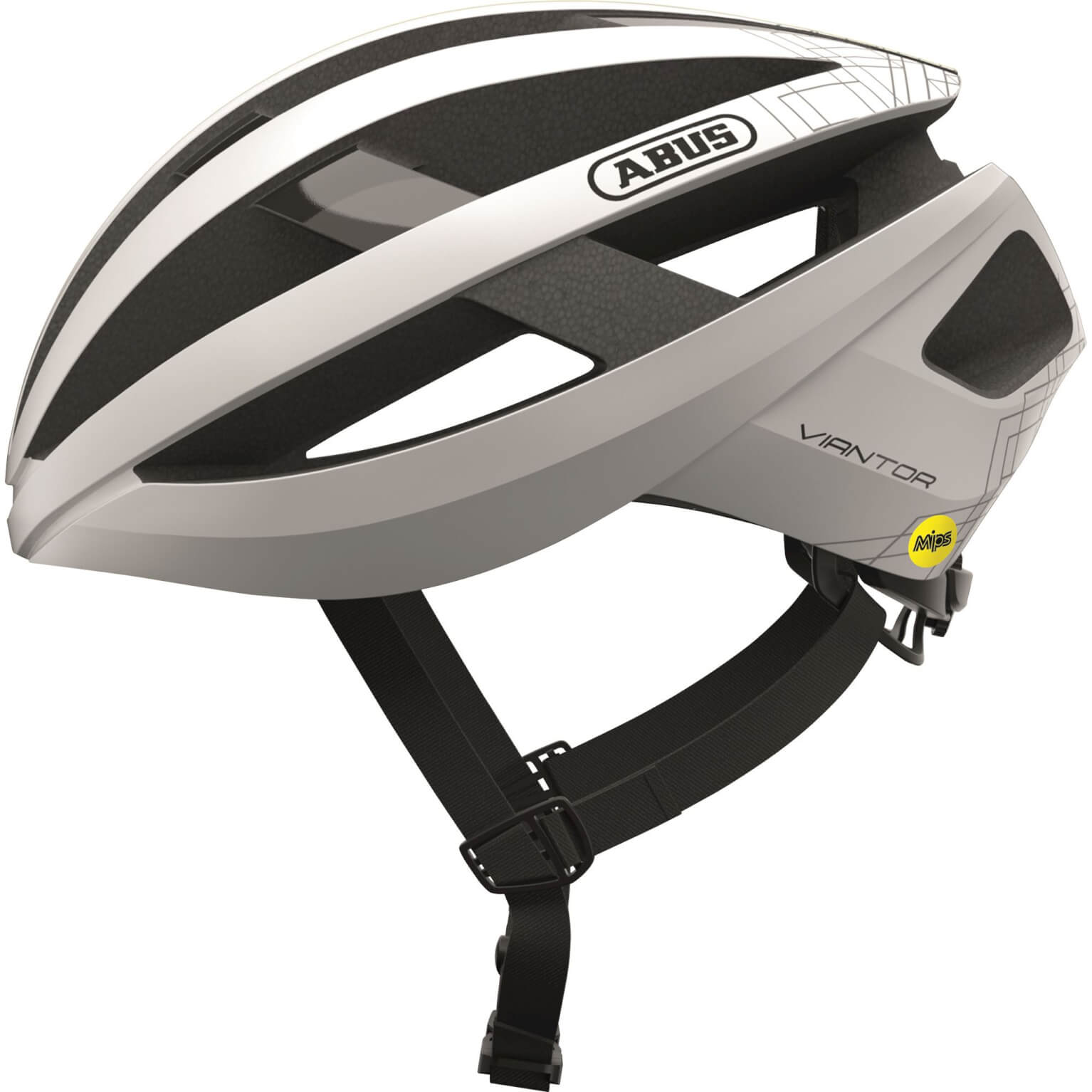 Abus Helm Viantor MIPS polarwit S 51-55cm