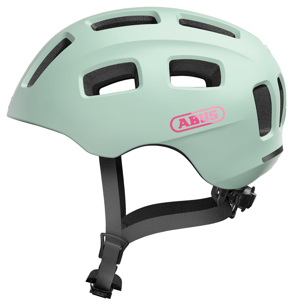 Abus fietshelm youn-i 2.0 iced mint s - 48-54 cm - turquoise - geschikt voor gebruik op elektrische fietsen - stadsfietsen - 240 g
