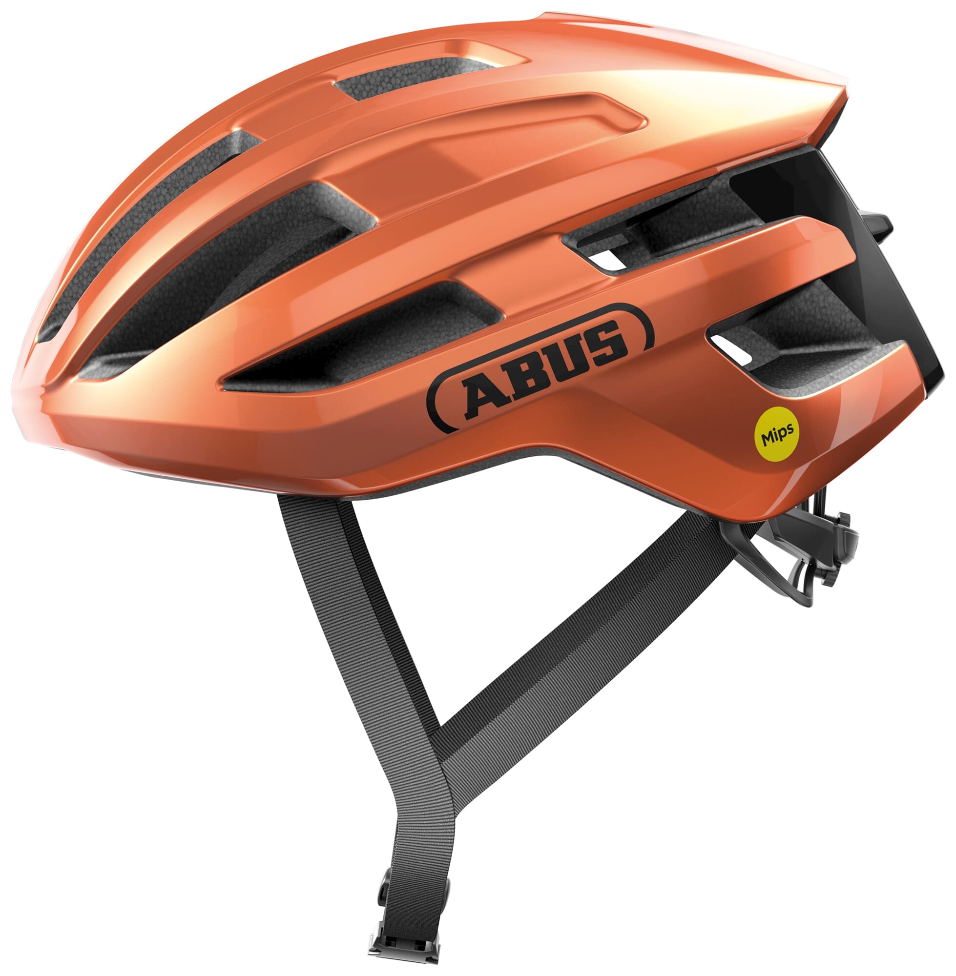 Abus helm powerdome mips goudvis oranje m 54-58cm