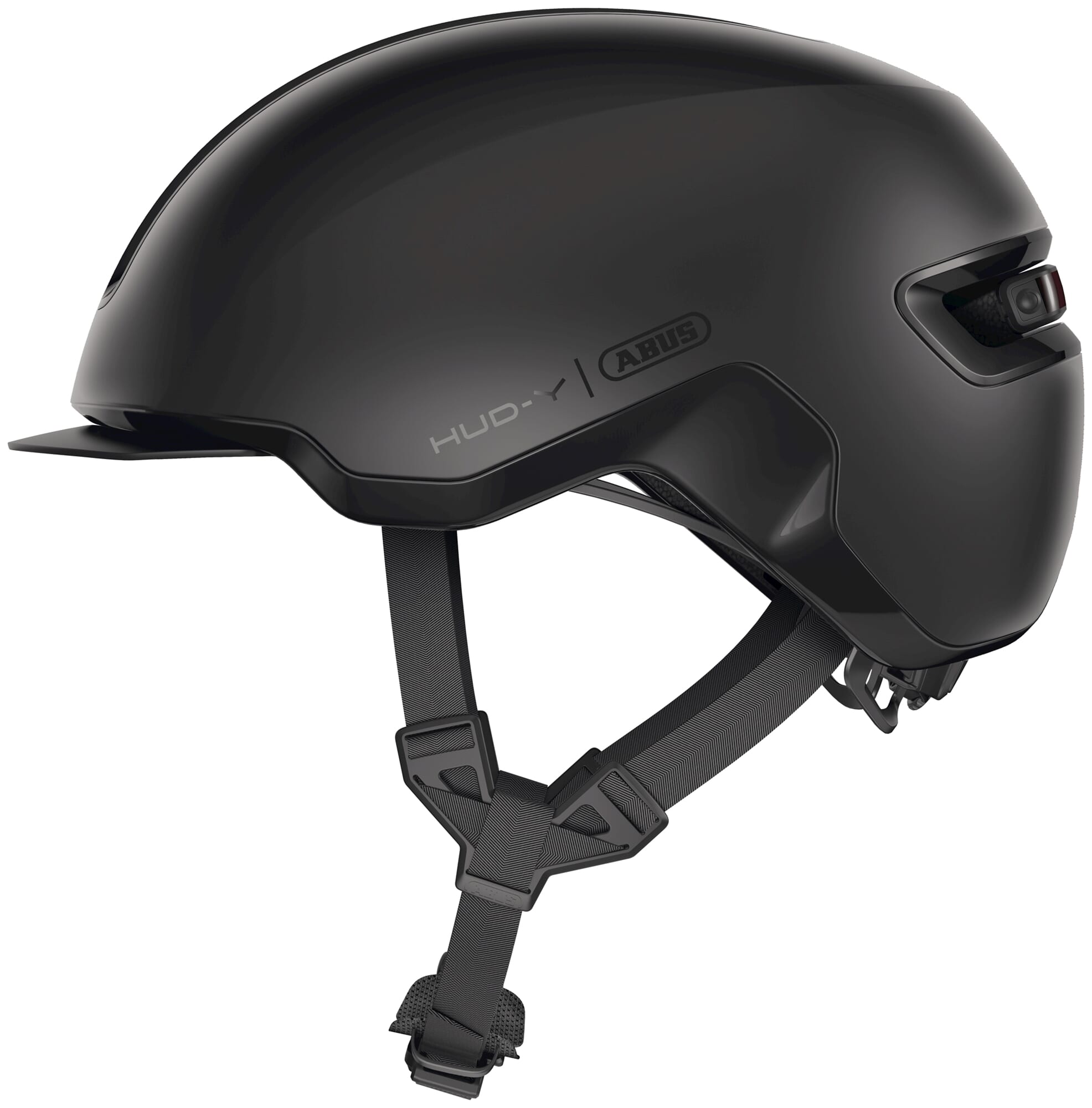 Abus helm Hud-Y fluweel Zwart S 48-54 cm