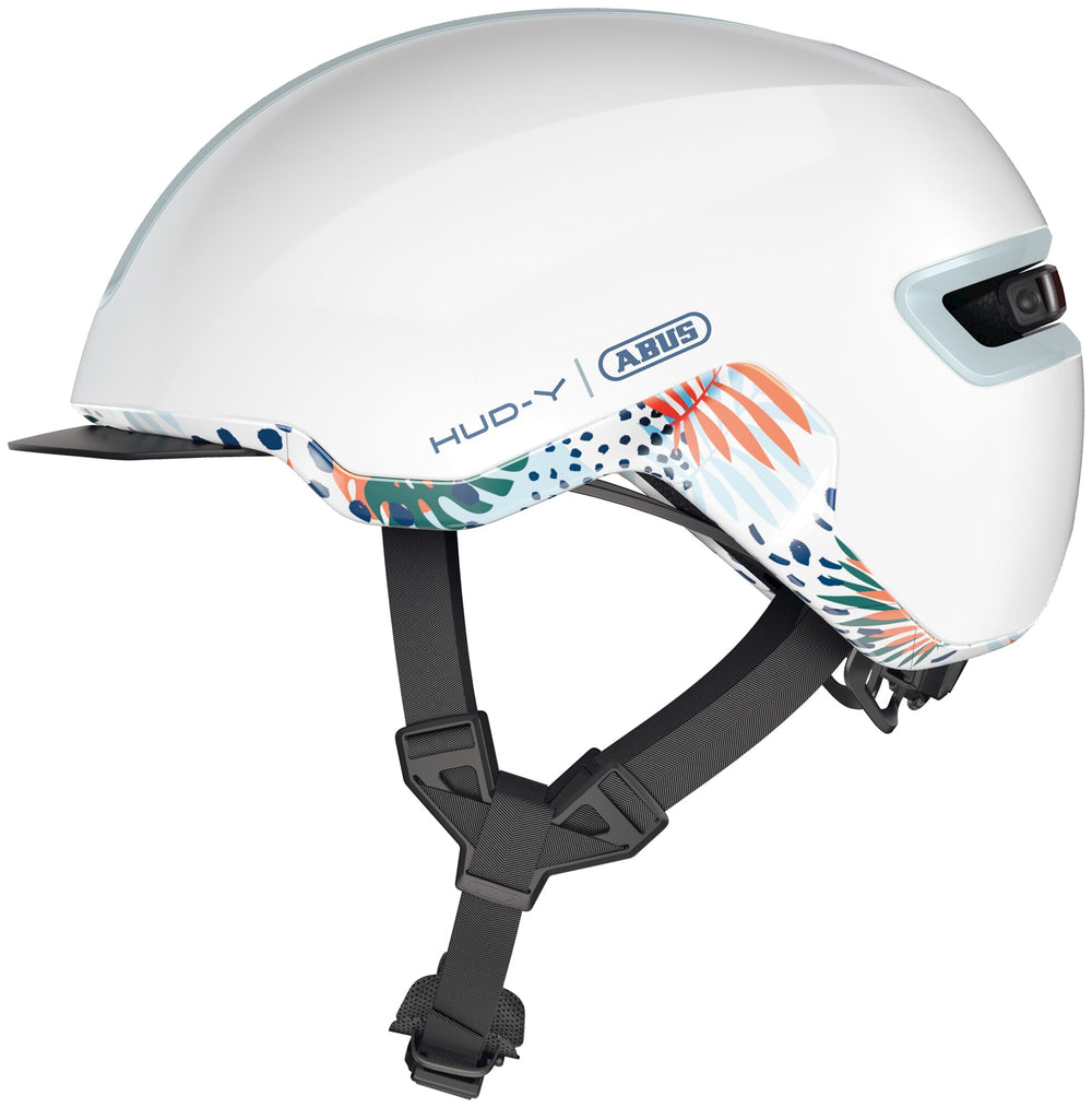 Abus helm hud-y bloem wit s 51-55 cm