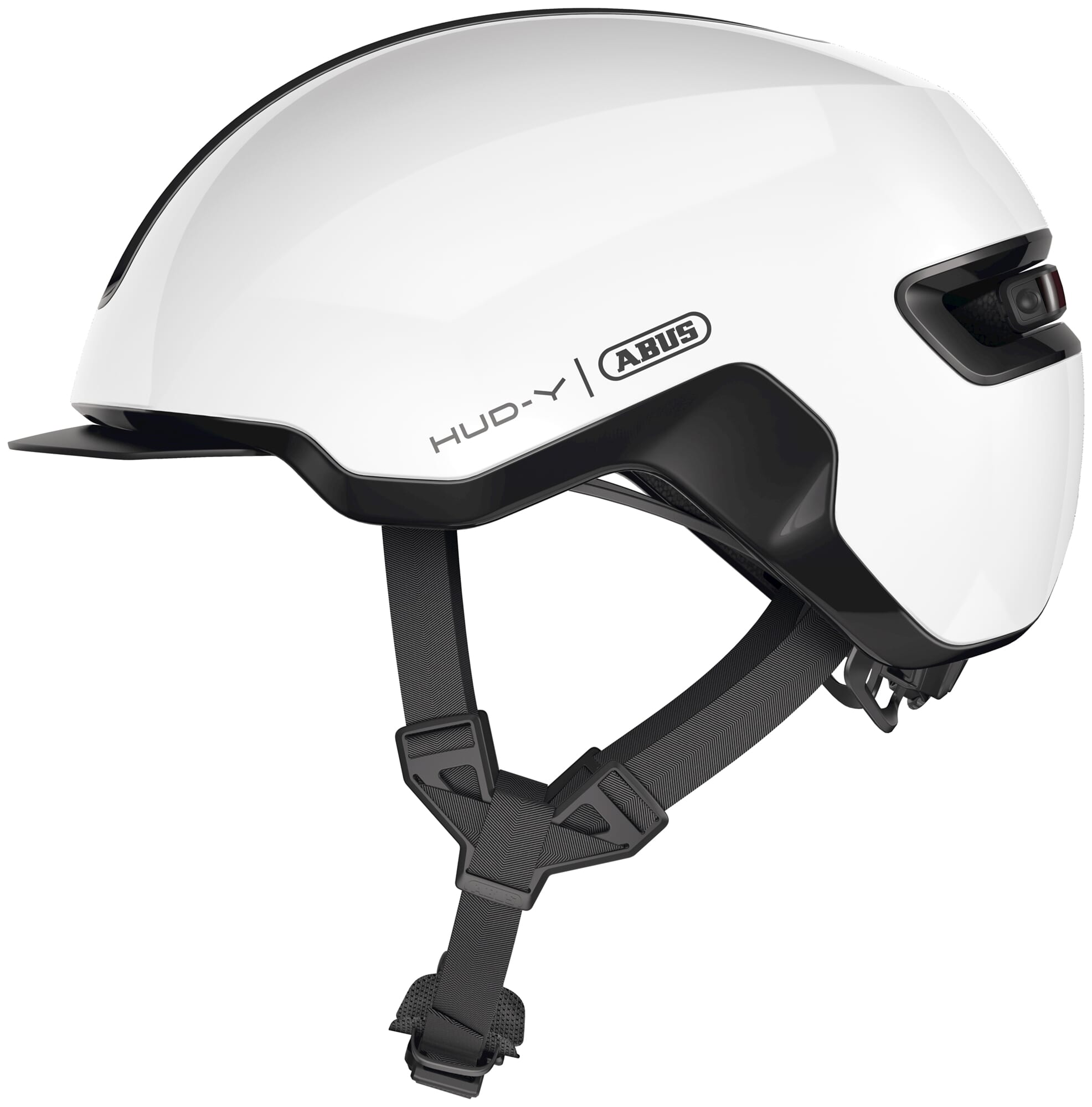 Abus helm hud-y glanzend wit s 51-55 cm