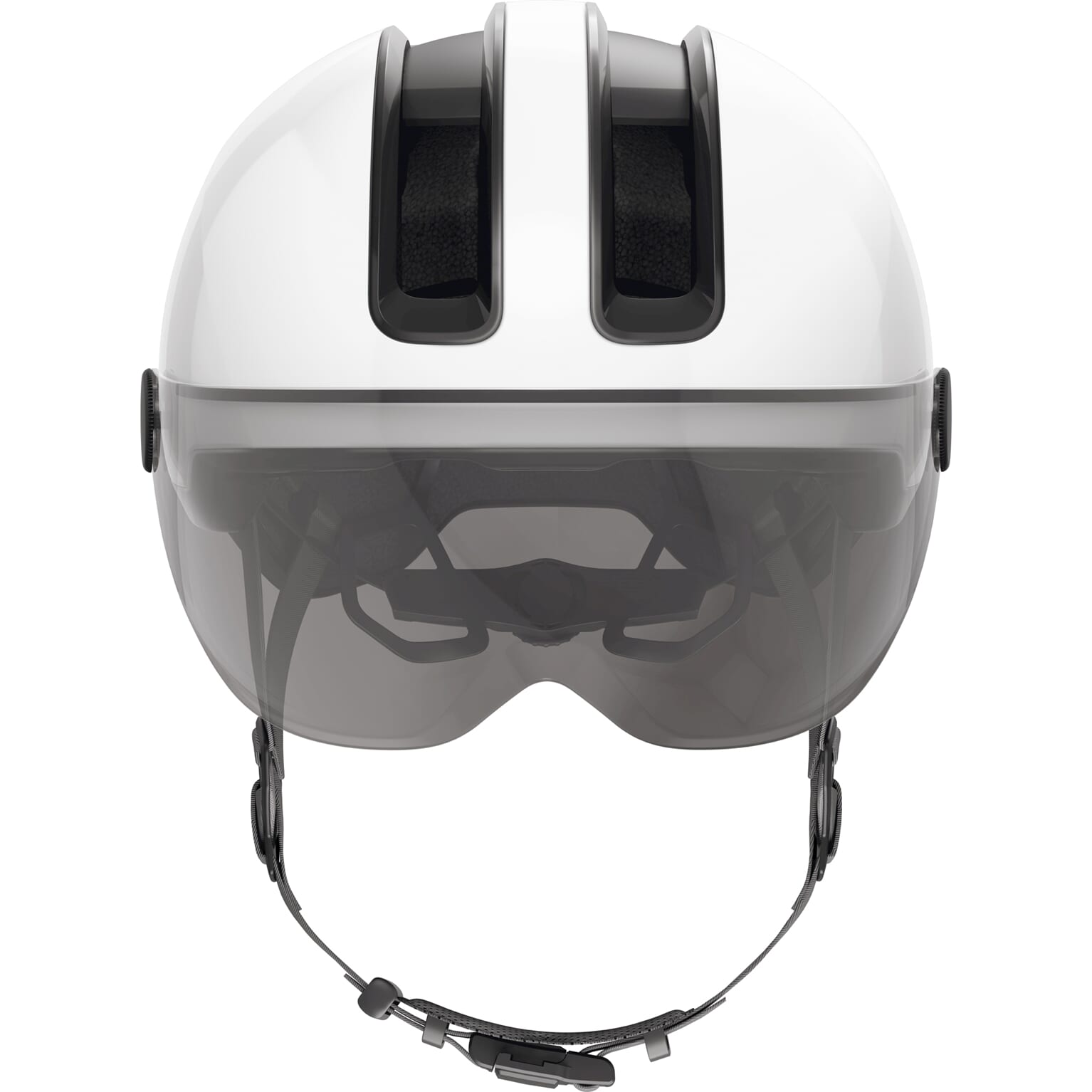Abus Helm HUD-Y ACE glanzend wit S 51-55cm