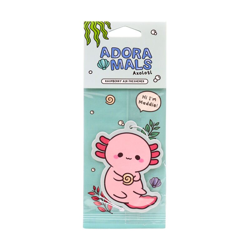 Frambozen-geur adoramals maddie de axolotl luchtverfrisser