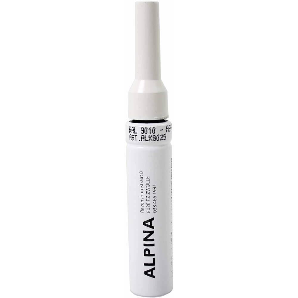 Alpina lakstift parelwit zuiver wit ral9010