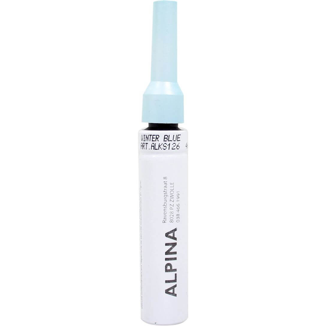 Alpina lakstift winterblauw pms2975