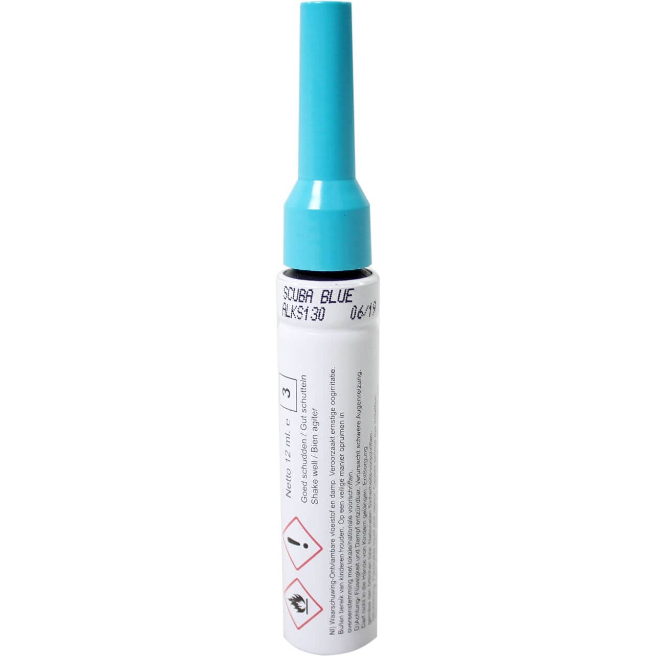 Alpina lakstift scuba blauw pms3125