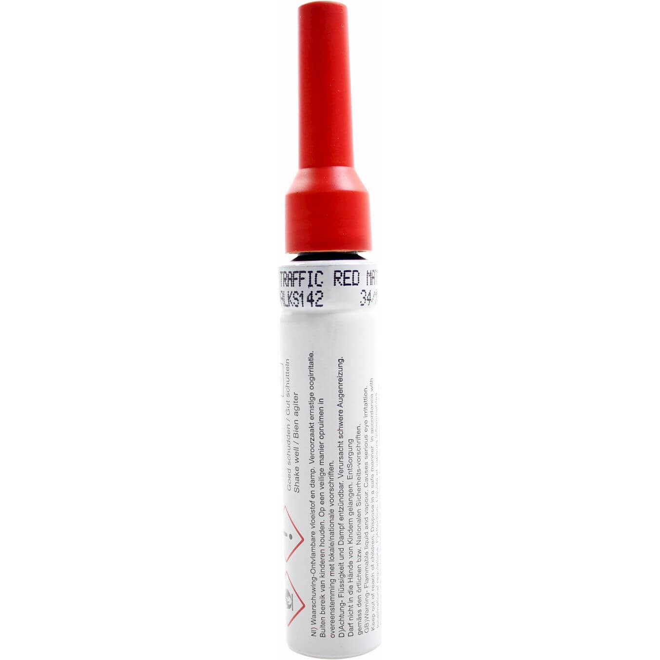 Alpina lakstift verkeersrood ral3020 mat