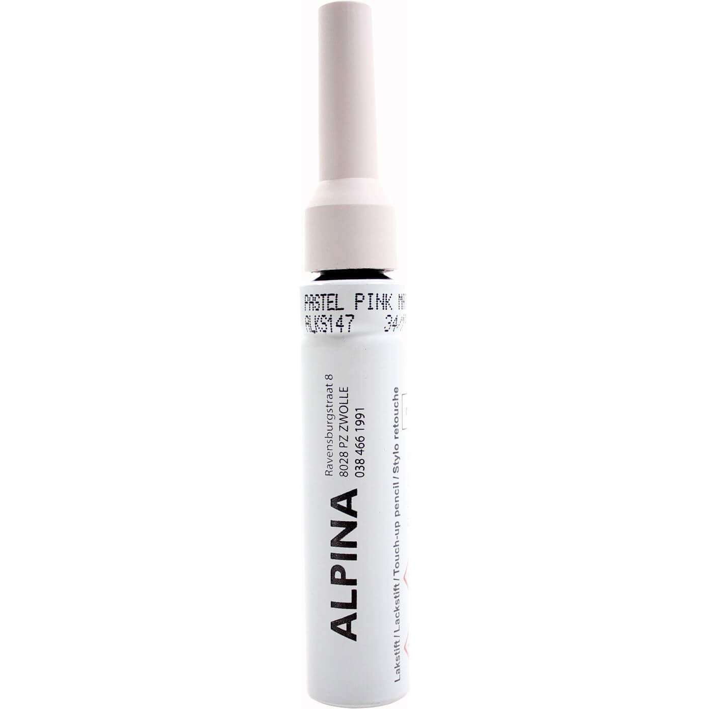 Alpina lakstift pastelroze pms705 mat