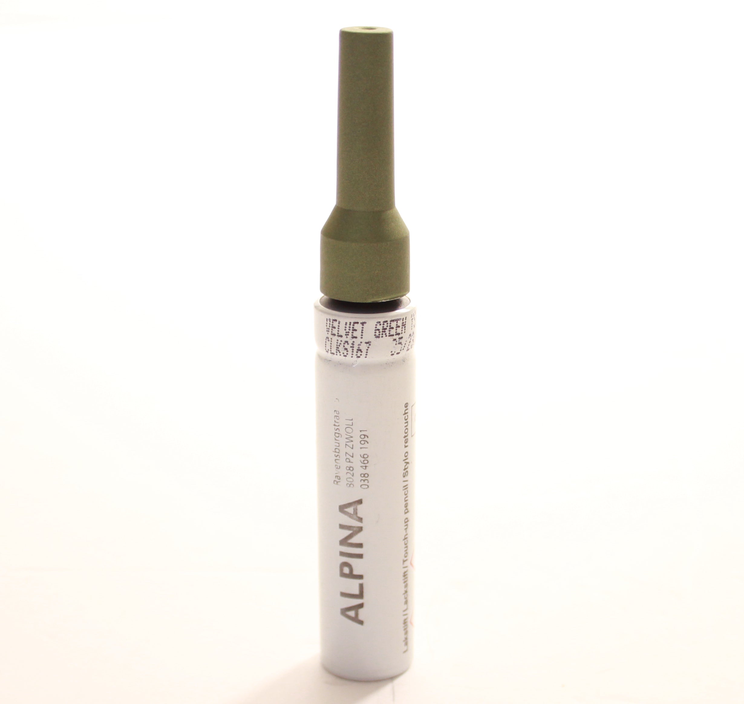 Alpina lakstift fluweelgroen ys 9341 mat
