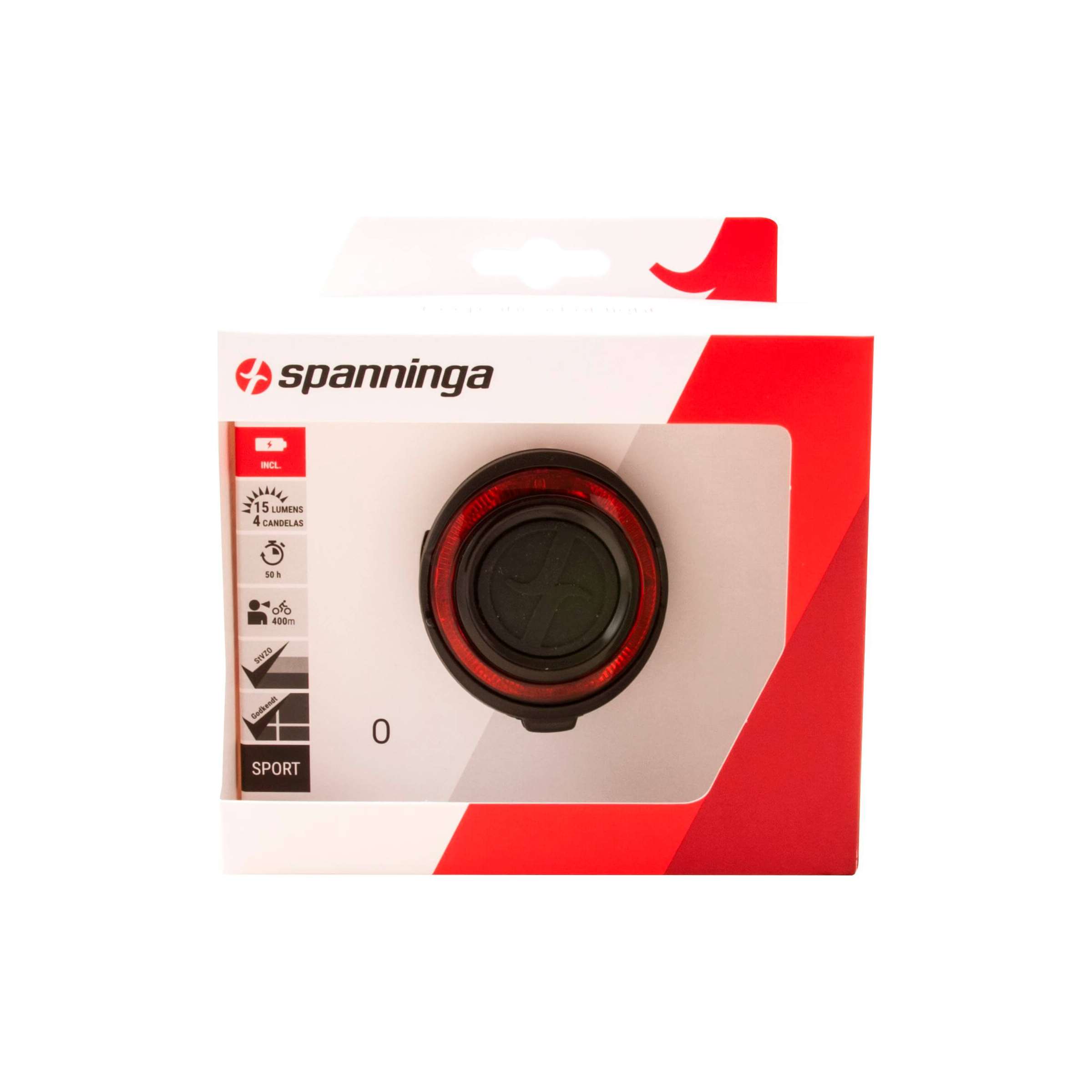 achterlicht O-Guard zwart