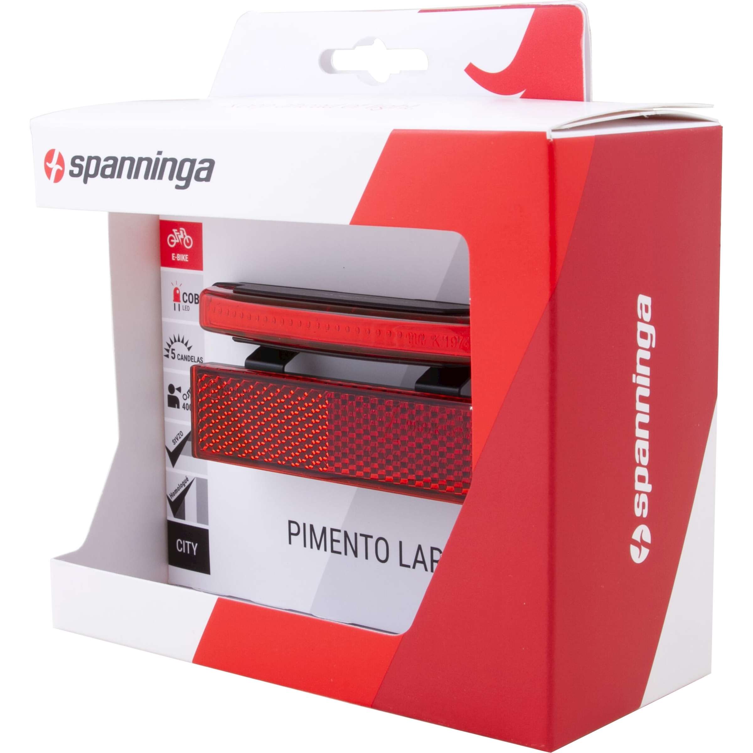 Spanninga achterlicht piment groot xe e-bike 6-48v 80mm
