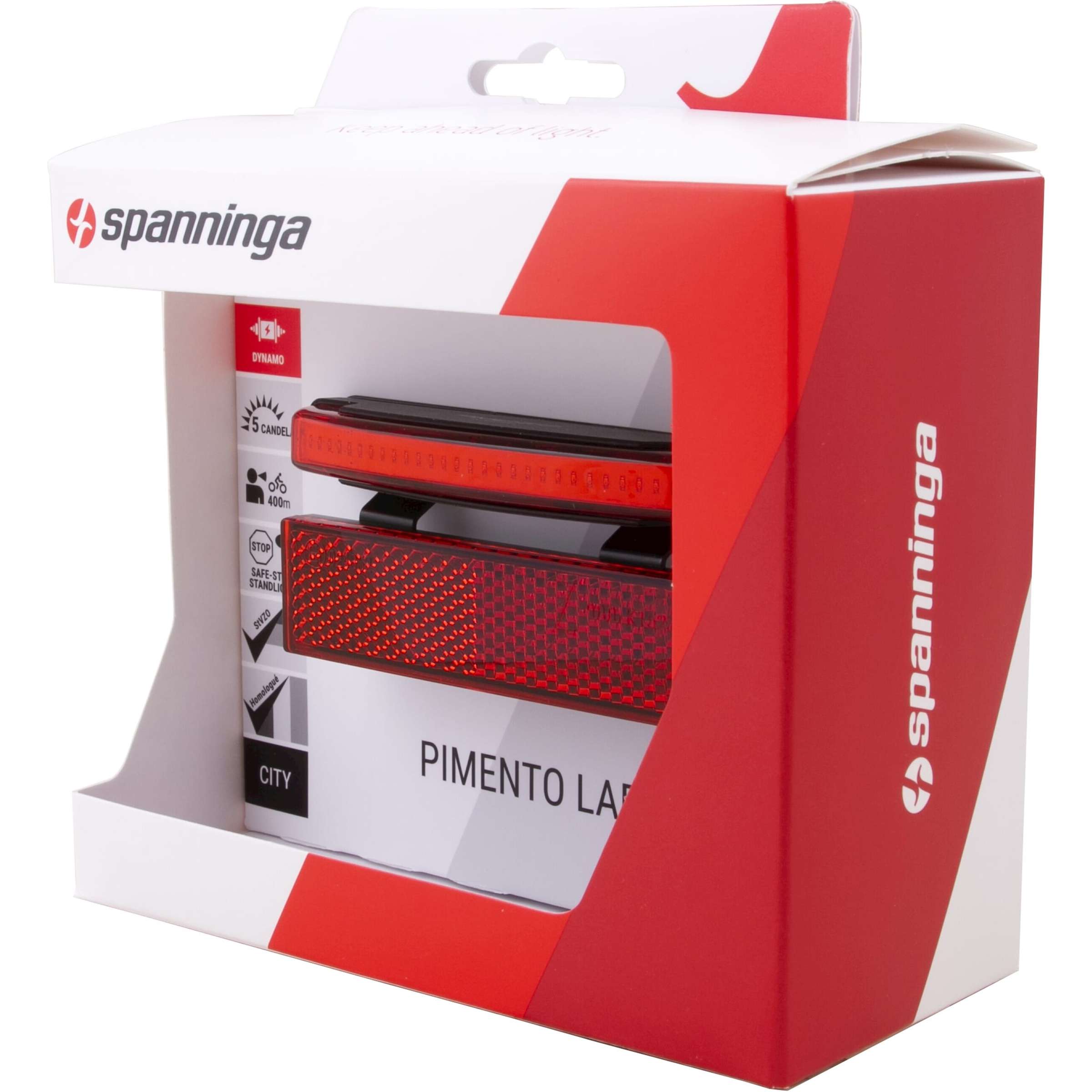 Dos Spanninga Pimento L. Dynamo XDvS + réflecteur