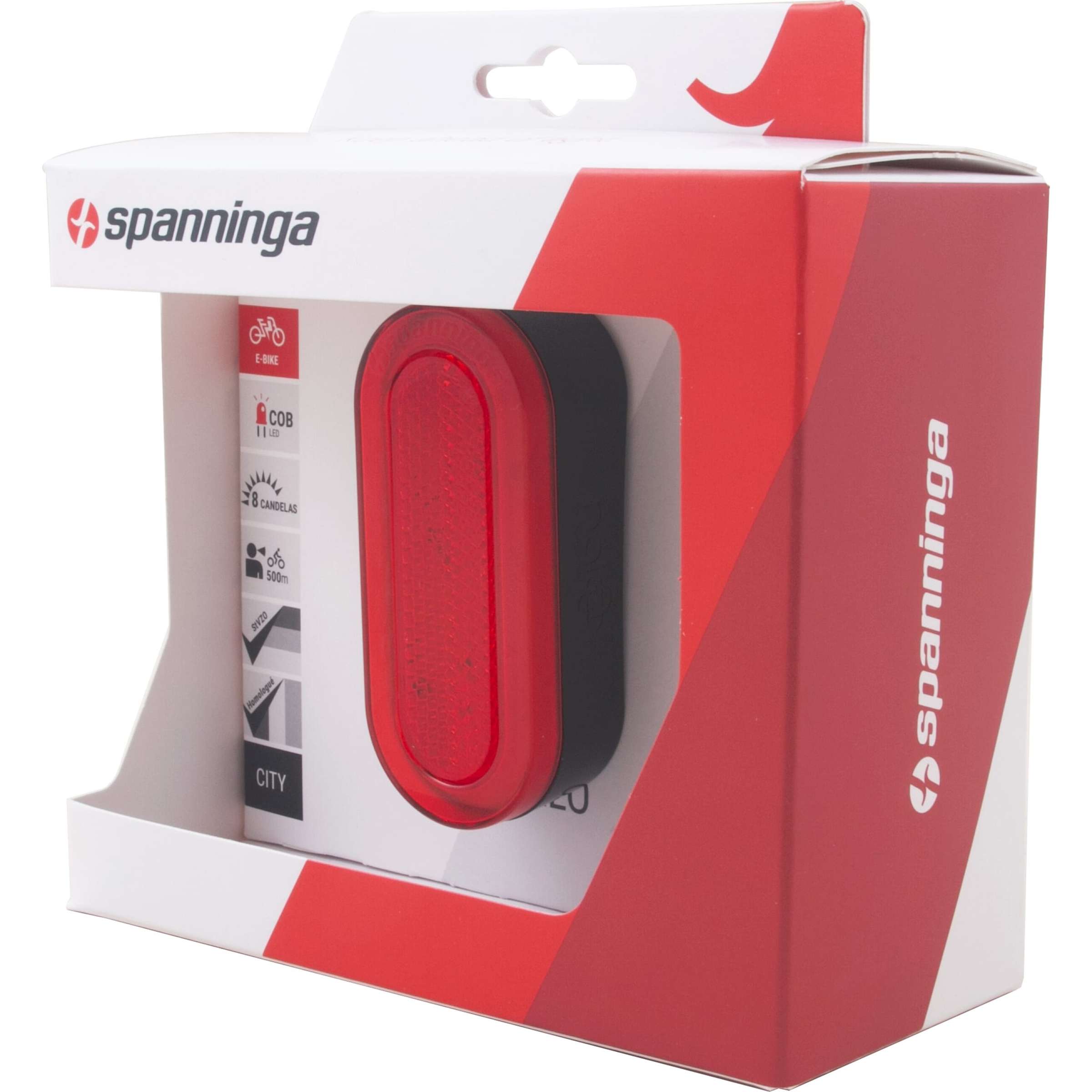 Spanninga achterlicht haloguard xer e-bike 6-48v spatbord