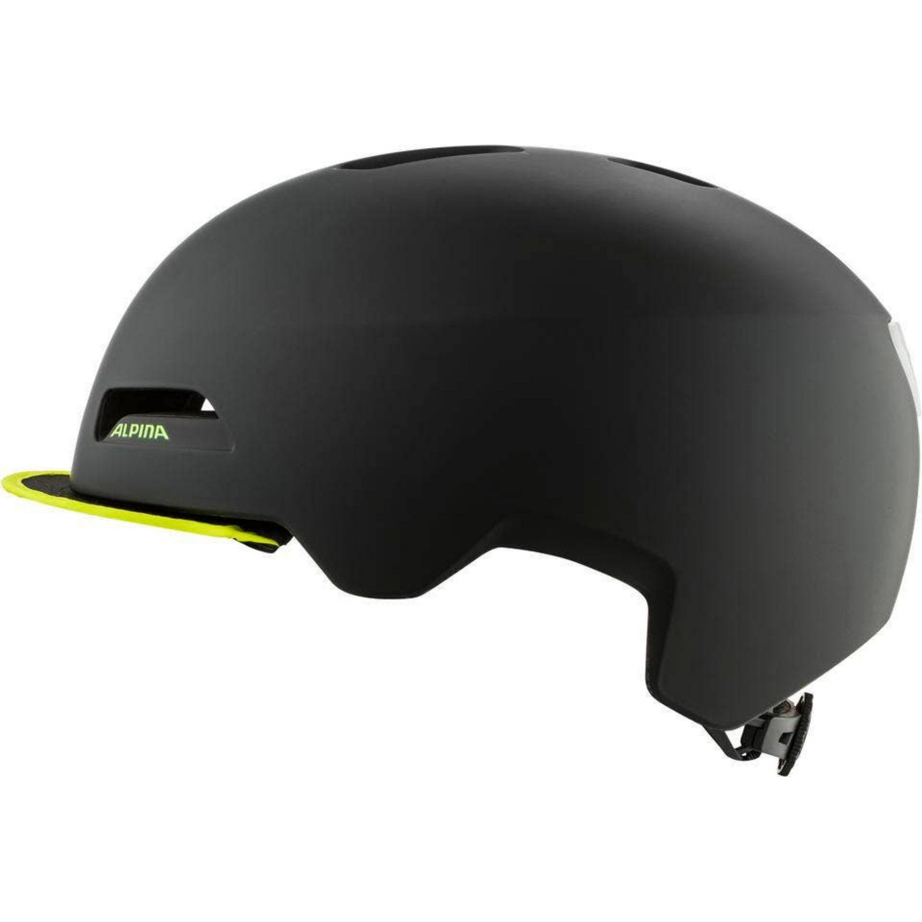 Alpina sports urban helm brooklyn 52-57 mat zwart geel