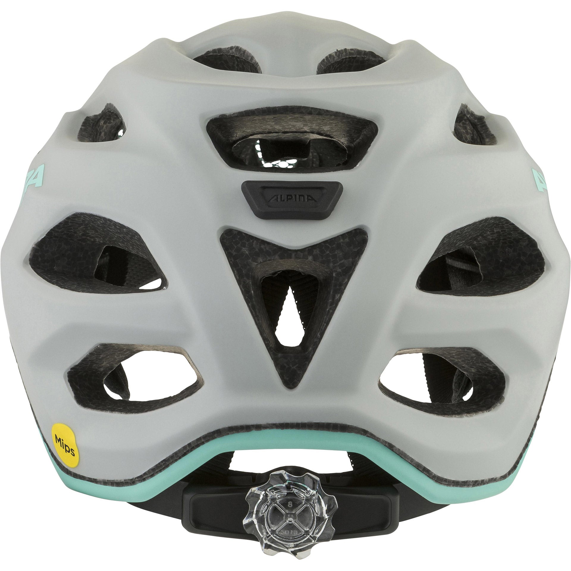 Alpina sports kinderhelm apax jr. mips 51-56 mat turq grijs