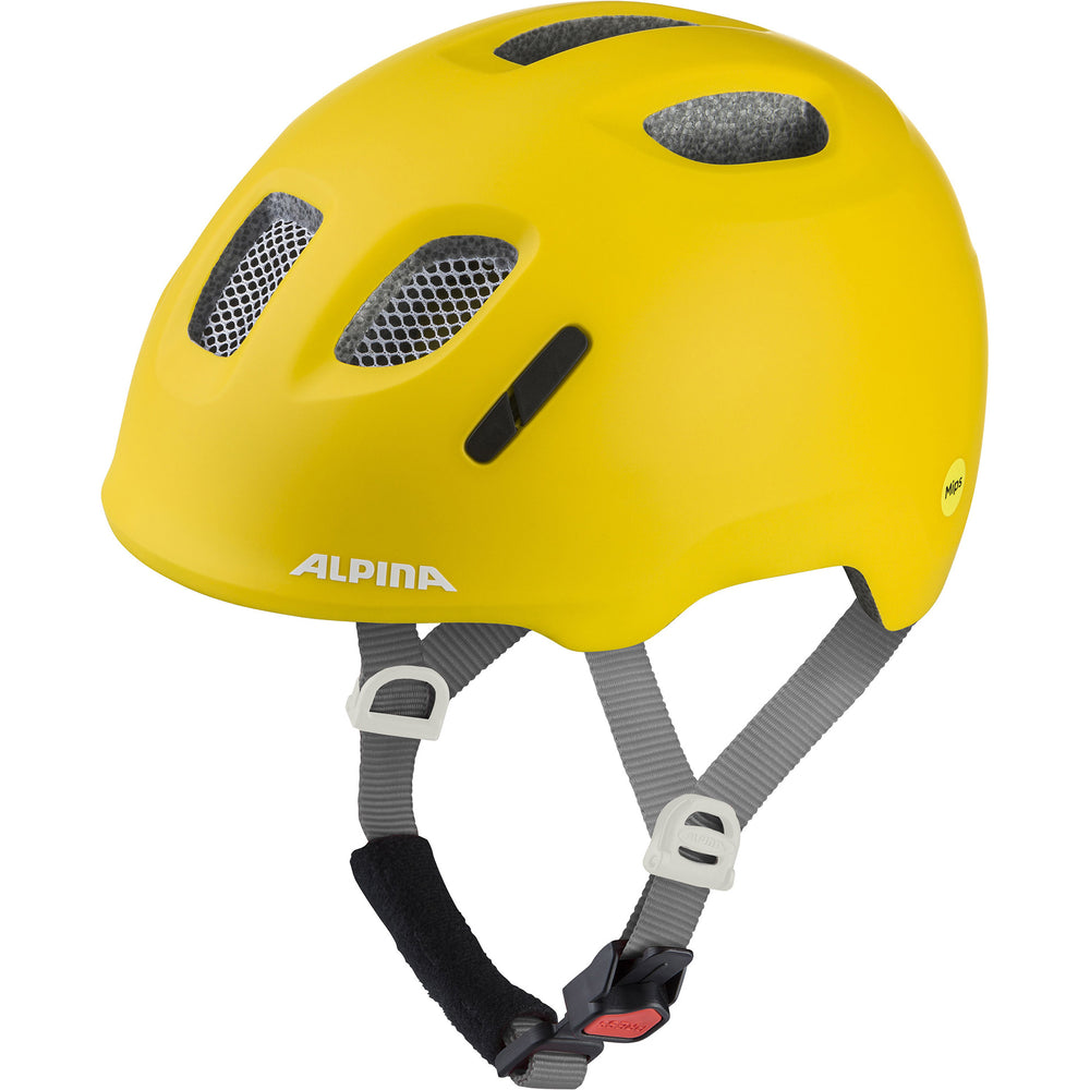 Olympic sportswear alpina sports kinderhelm ximo 2 mips 47-51 mat geel