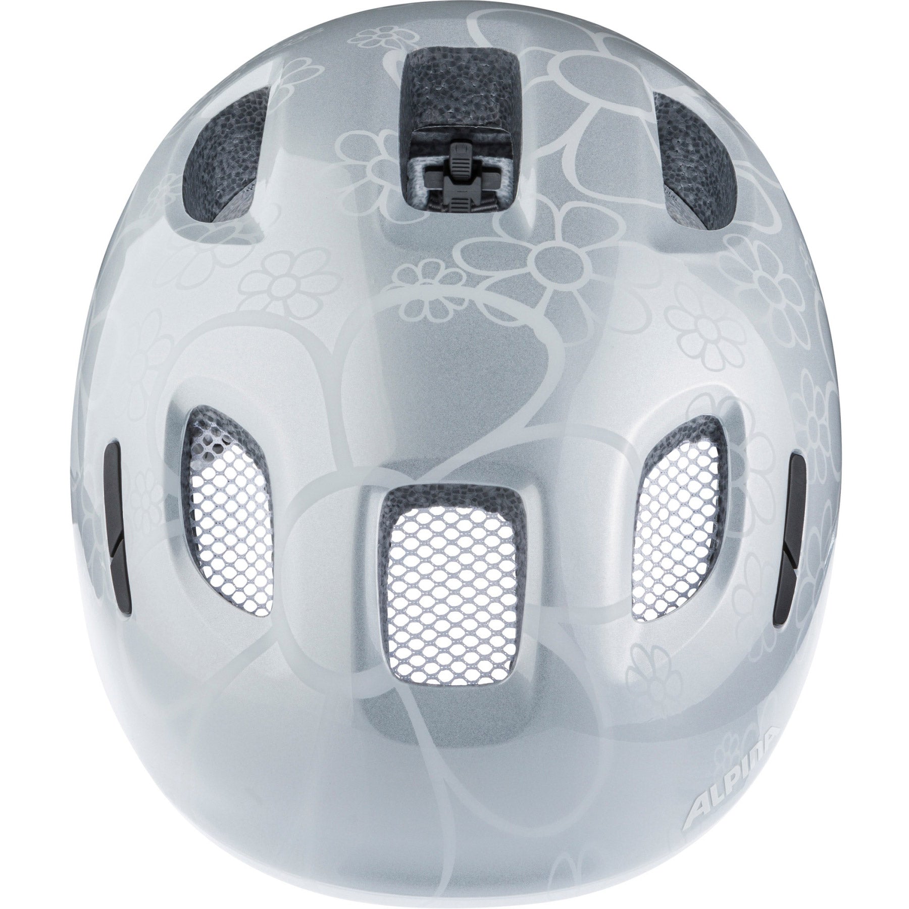 Olympic sportswear alpina sports kinderhelm ximo 2 silver flower 45-49 glans