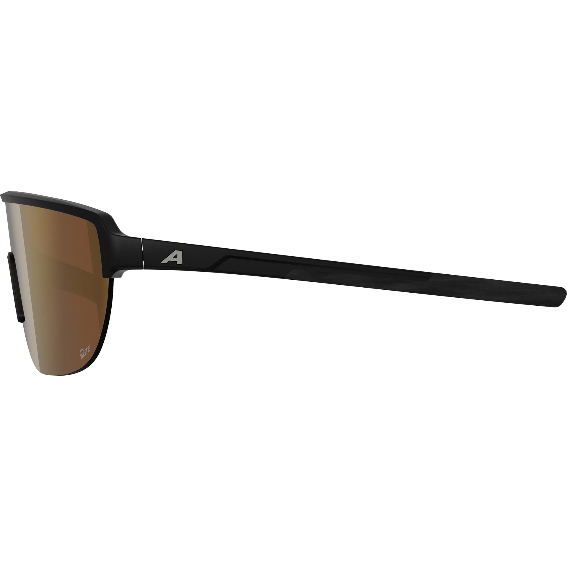 Alpina sports sportbril ram 2.0 q-lite goud sp. mat zwart