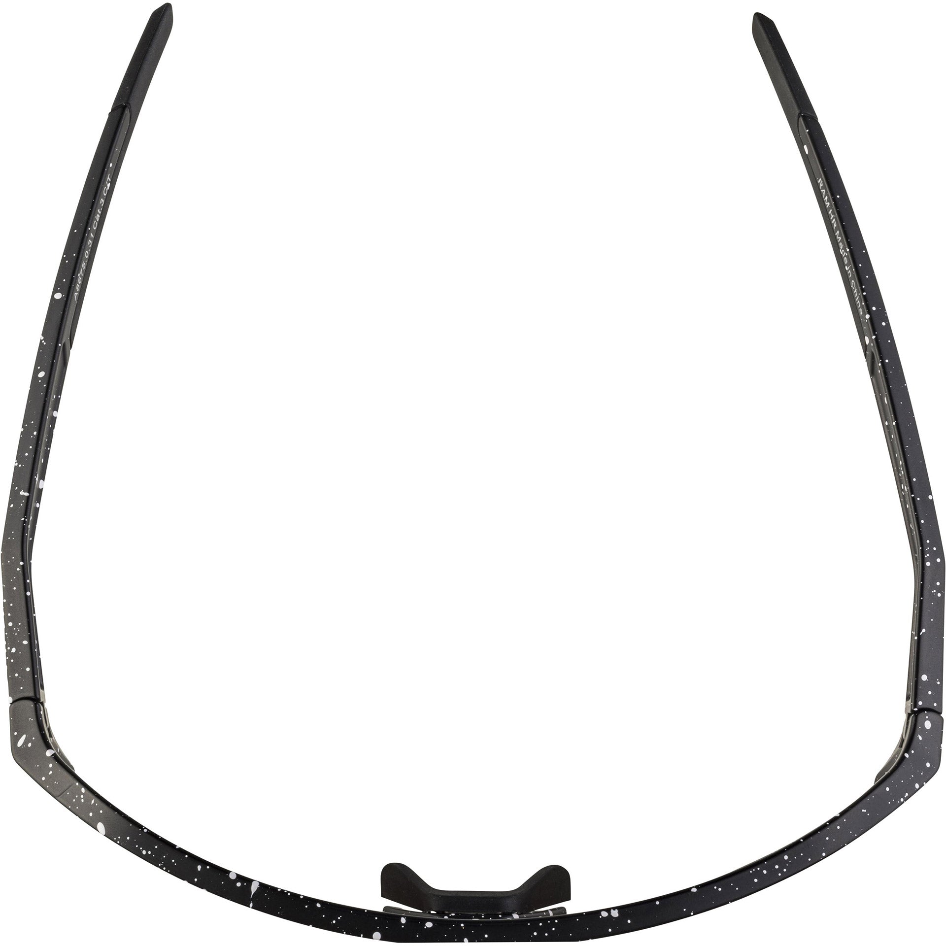 Olympic sportswear alpina sports sportbril ram hr q-lite rode spiegellens zwart