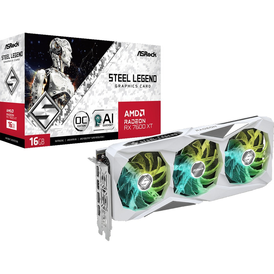 ASRock Radeon RX 7600 XT Legend 16GB OC