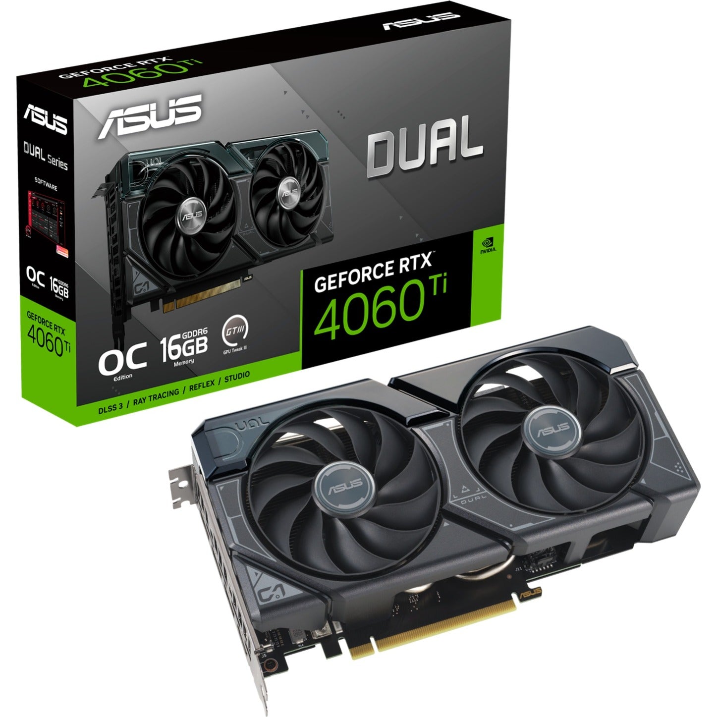 ASUS DUAL GeForce RTX 4060 Ti OC-editie 16 GB GDDR6