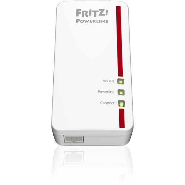 Fritz! Powerline 1260E International (white, 1 piece, Mesh Wi-Fi)