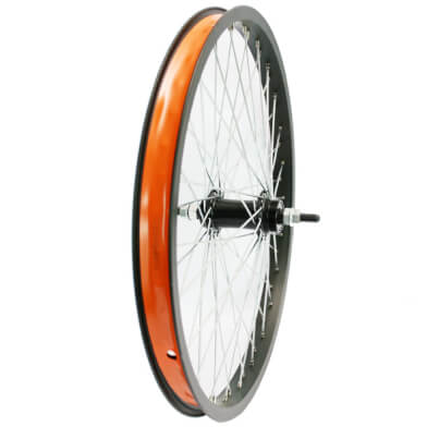 Hb achterwiel 20 freestyle 10mm als zwart zink spk
