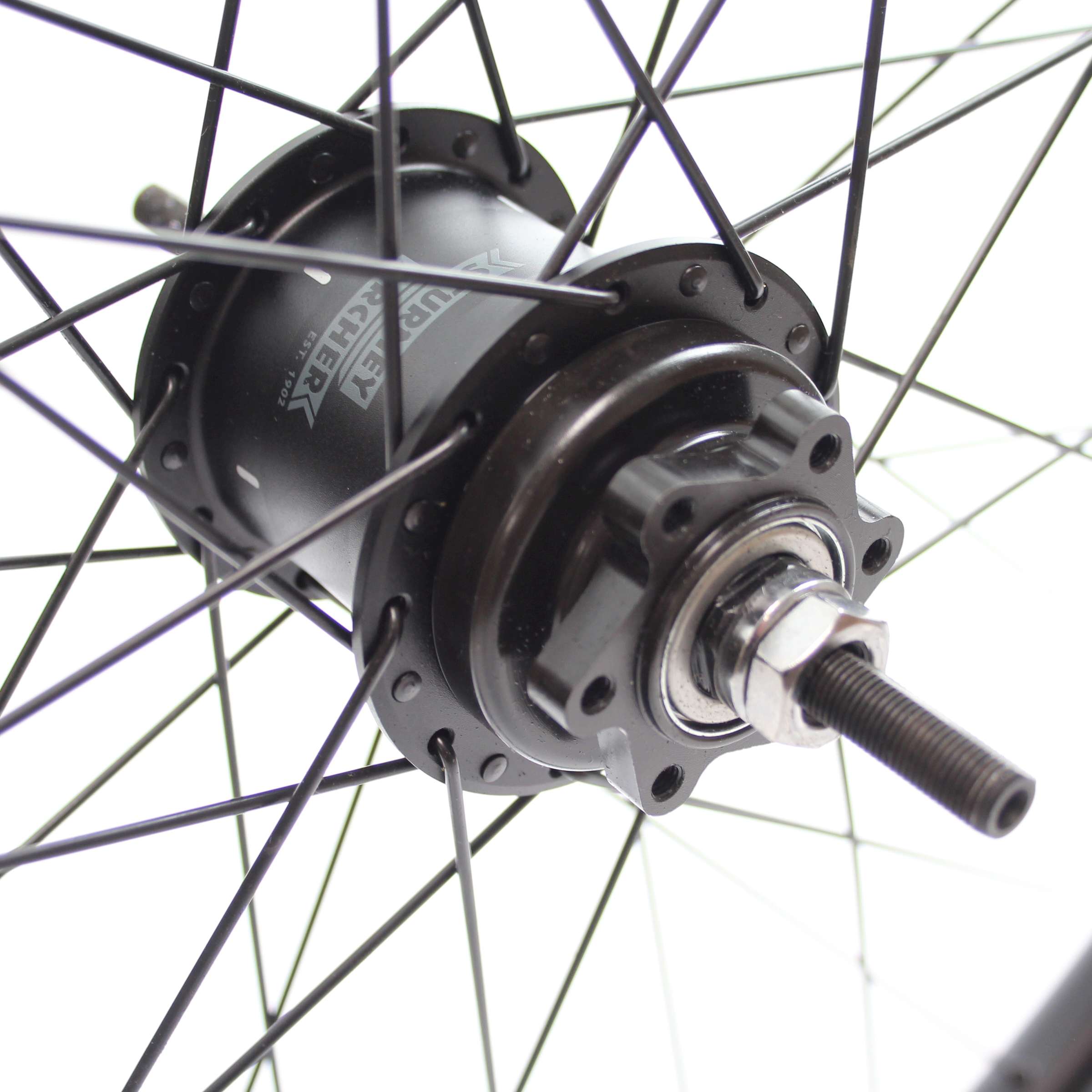 Roland achterwiel 28 sa a2k 2-speed rival26 zwart rvs spk