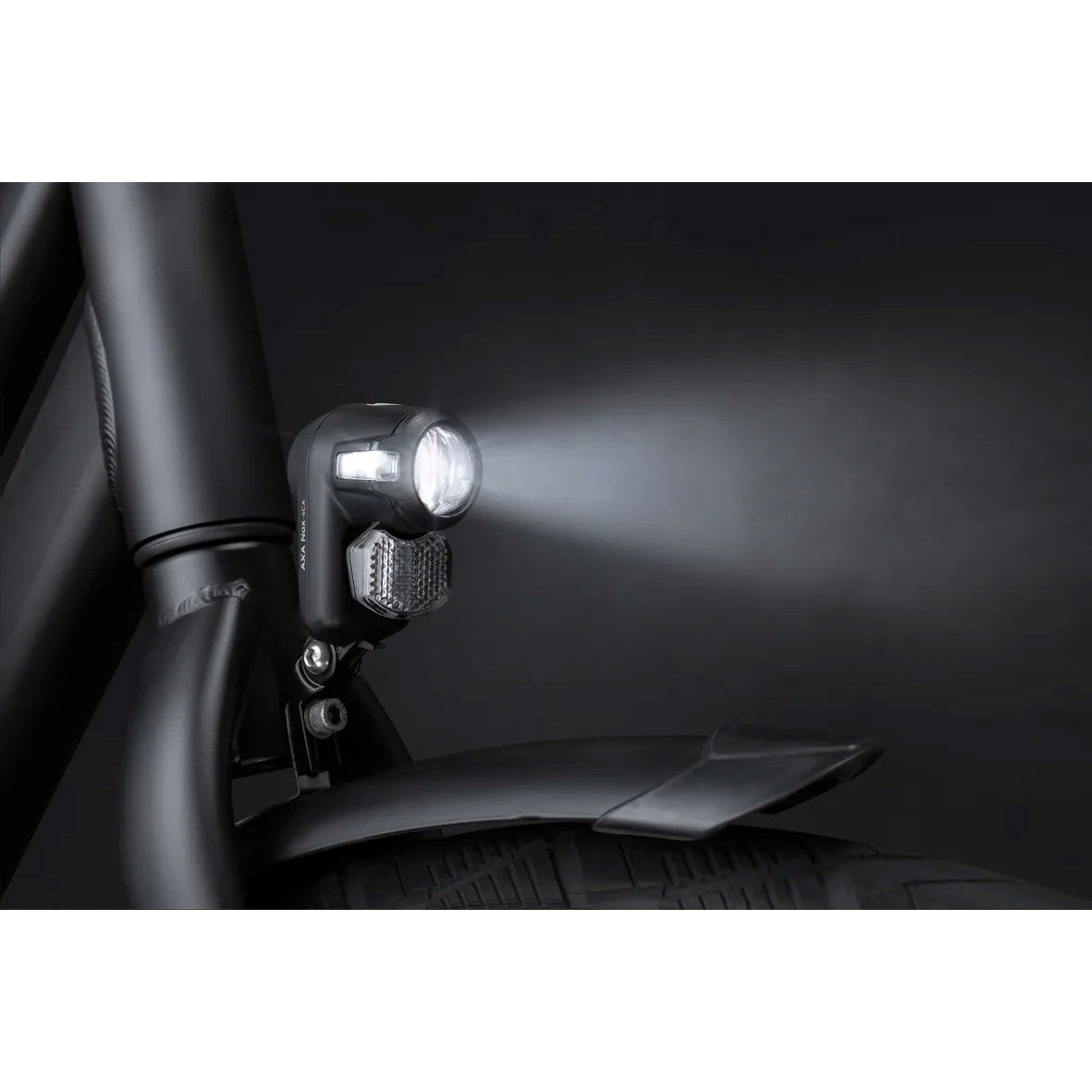 Axa koplamp nox city 4 lux - zwart
