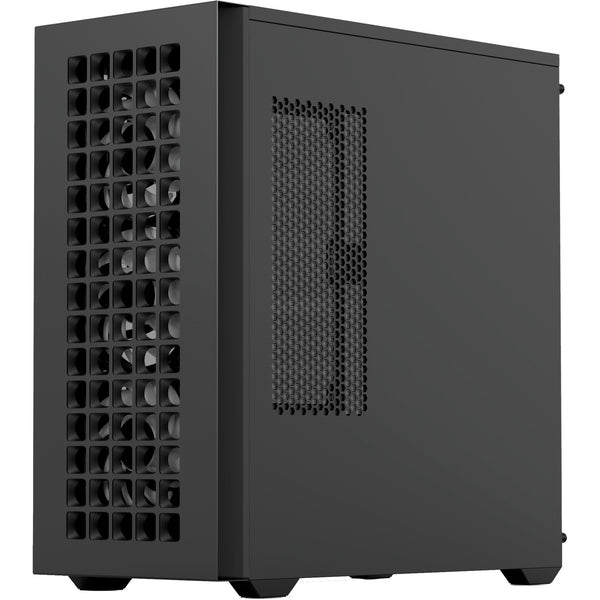 Aerocool b502a midi tower behuizing (zwart | 2x usb-a | 1x usb-c | rgb)