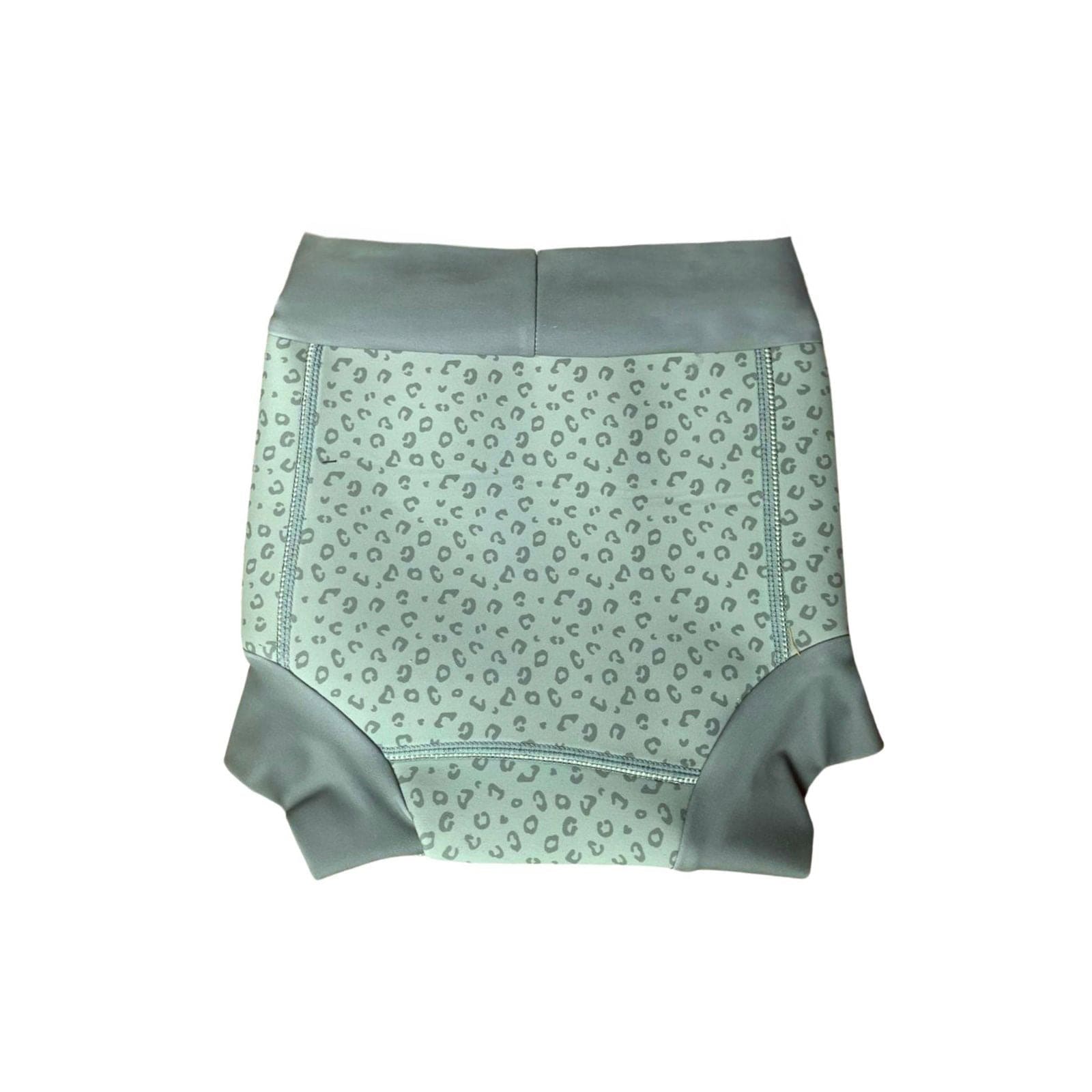 Luipaard | groene neopreen zwemluier