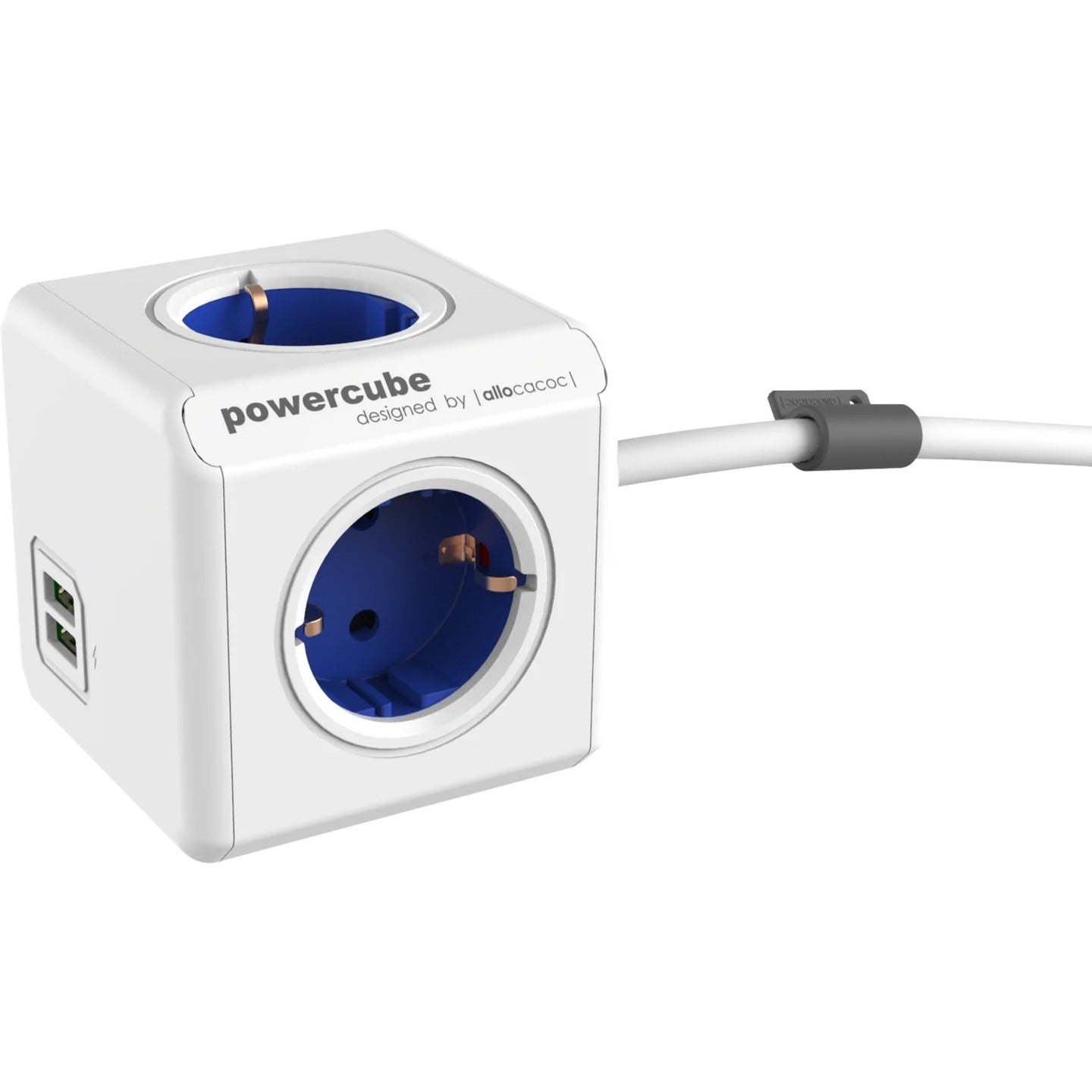 Allocacoc Allocacoc PowerCube Uitgebreide USB-stekkerdoos
