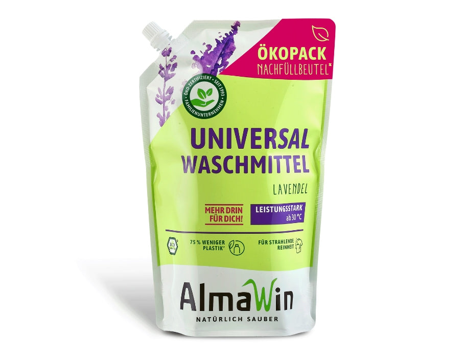 Almawin wasmiddel universeel - lavendel - 1,5l