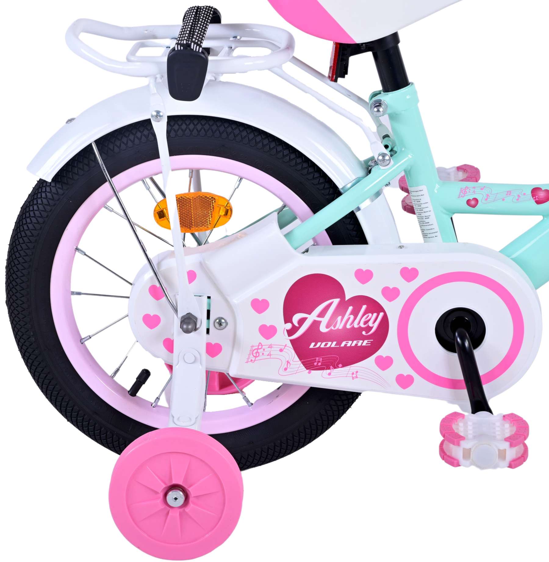 Volare Ashley Kinderfiets - Meisjes - 14 inch - Groen